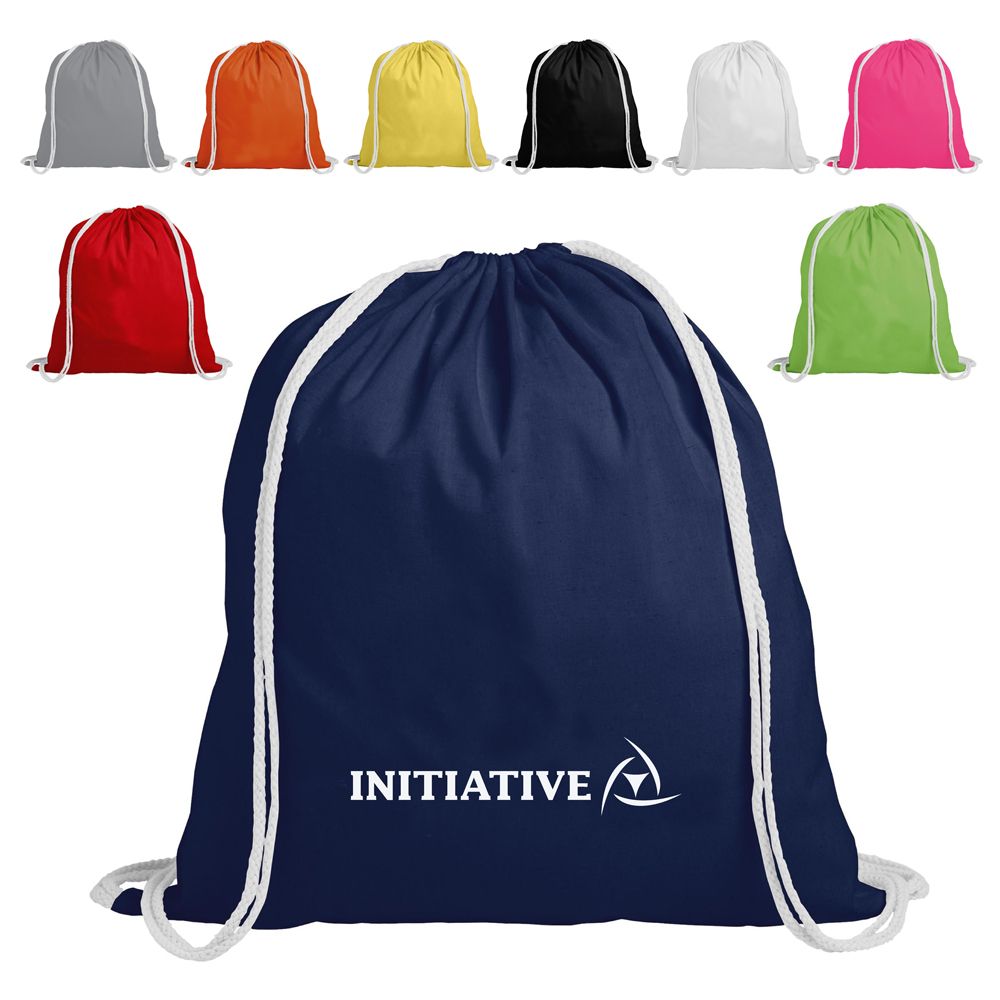 Promotional Cotton Backpack Drawstring