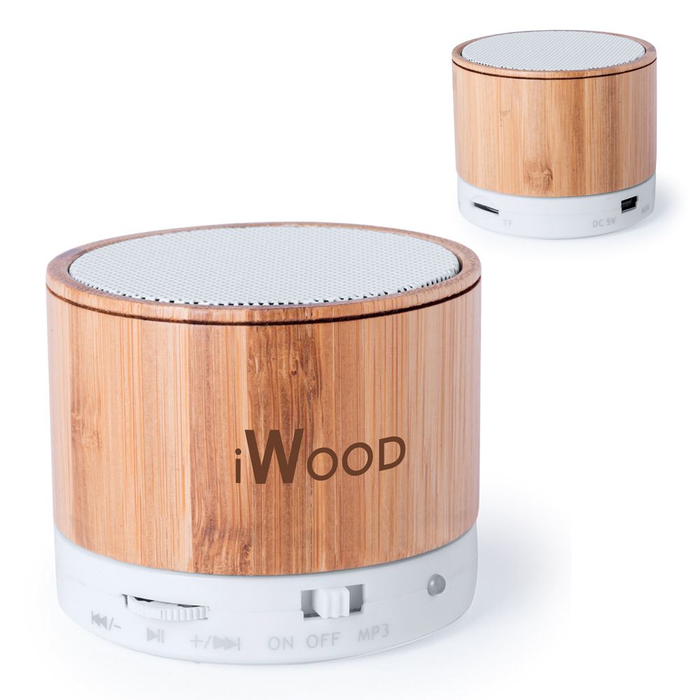 Promotional Bailey Bamboo Bluetooth Speaker