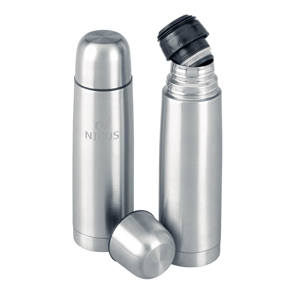 Branded Stainless Steel 0.5 litre Flask