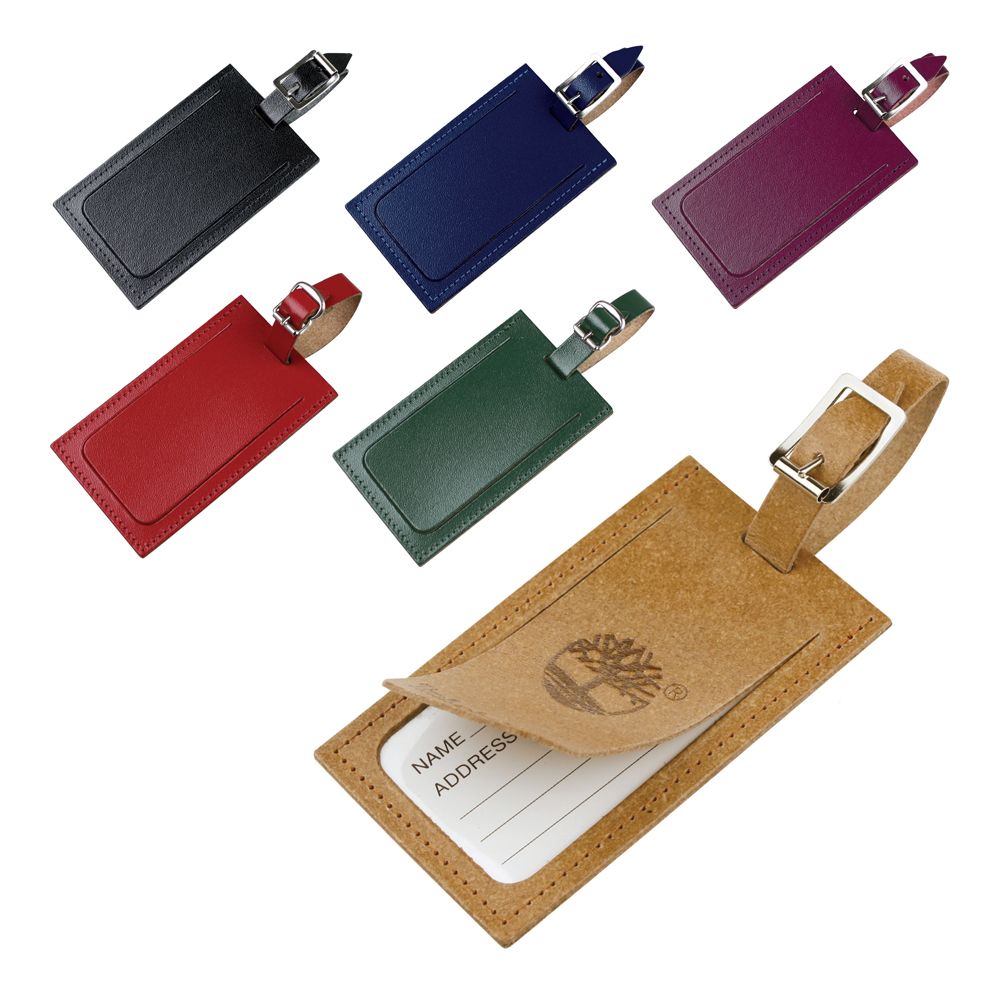 Promotional Eco Natural Leather Luggage Tag